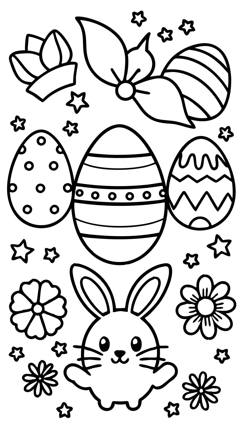 Páginas para colorear de Pascua gratis PDF